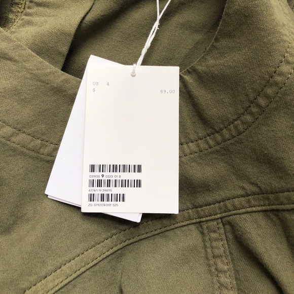 & Other Stories, Belted Khaki Dress, Size 4, NWT - Picture 4 of 4